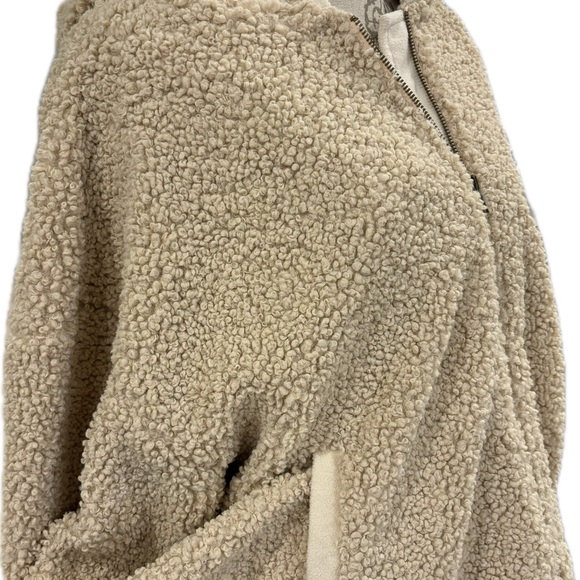 Talulah Teddy Sherpa Hooded Jacket Size L - Picture 2 of 6